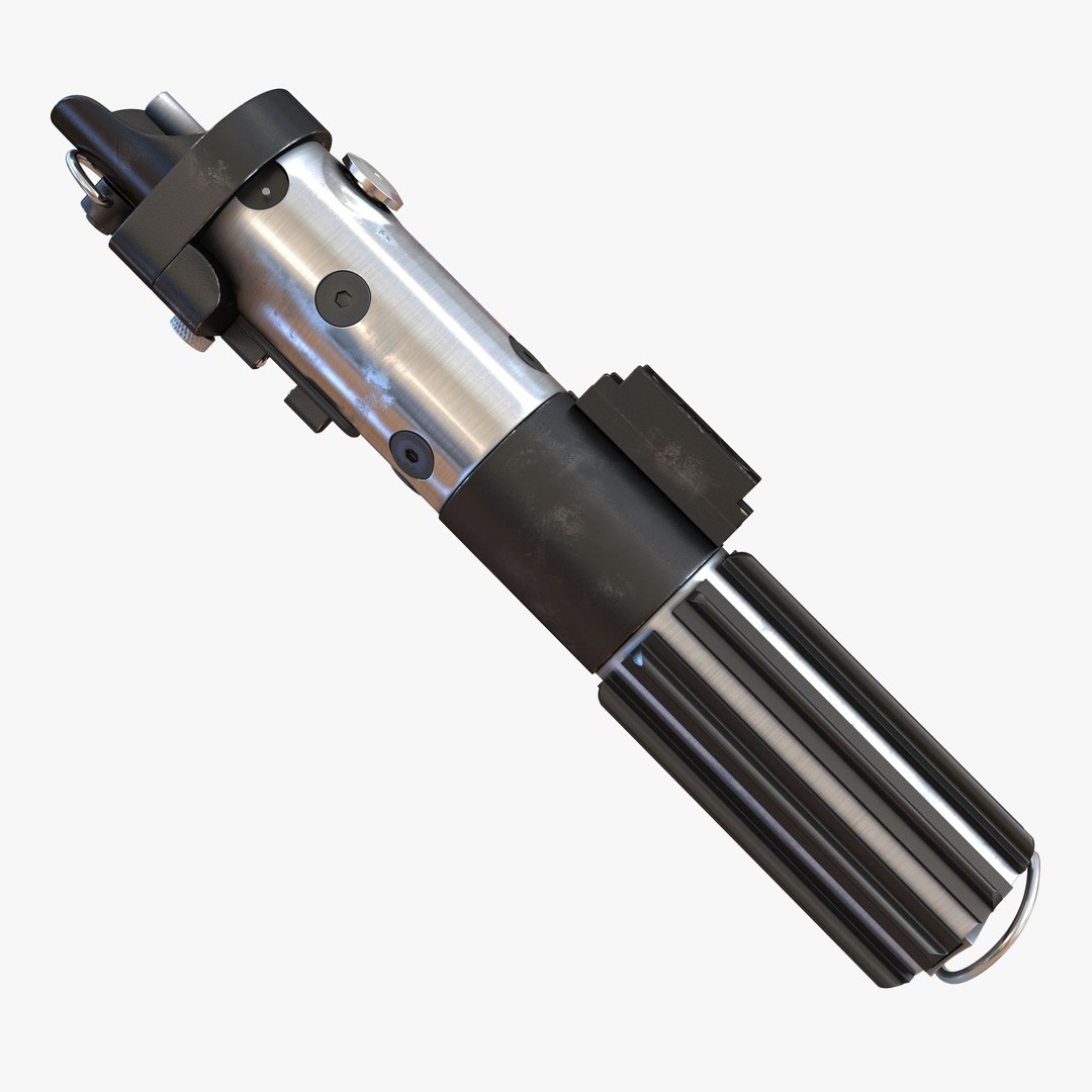 Star Wars Darth Vader Lightsaber Used 3D Model 3D model preview