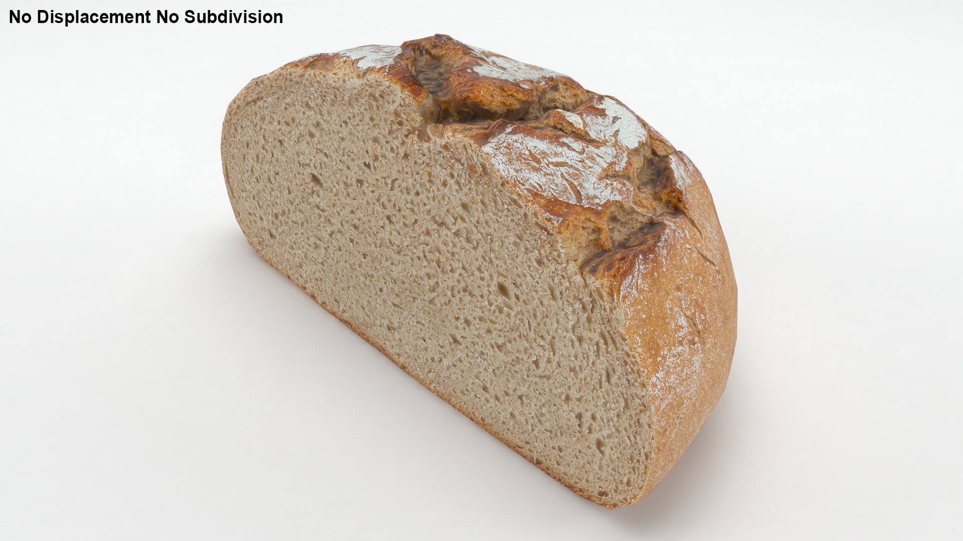 Rye Bread Half 02 3D Model - TurboSquid 1872933