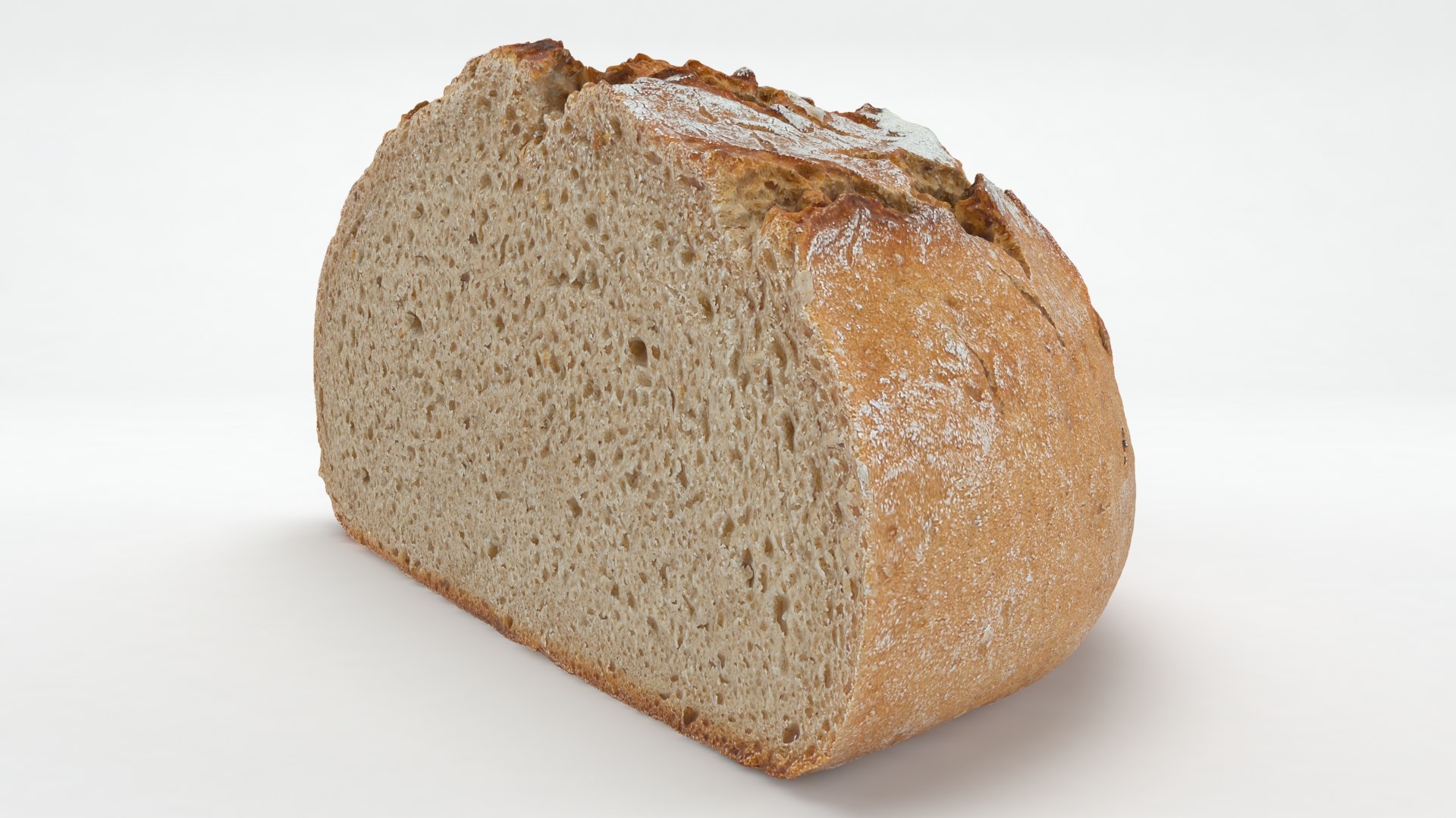 Rye Bread Half 02 3D Model - TurboSquid 1872933