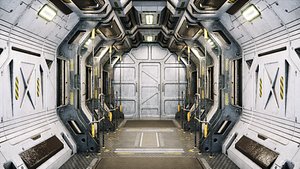 Spacecraft Corridor 3D Models for Download | TurboSquid