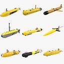 Collection Unmanned Underwater Vehicles 9 in 1