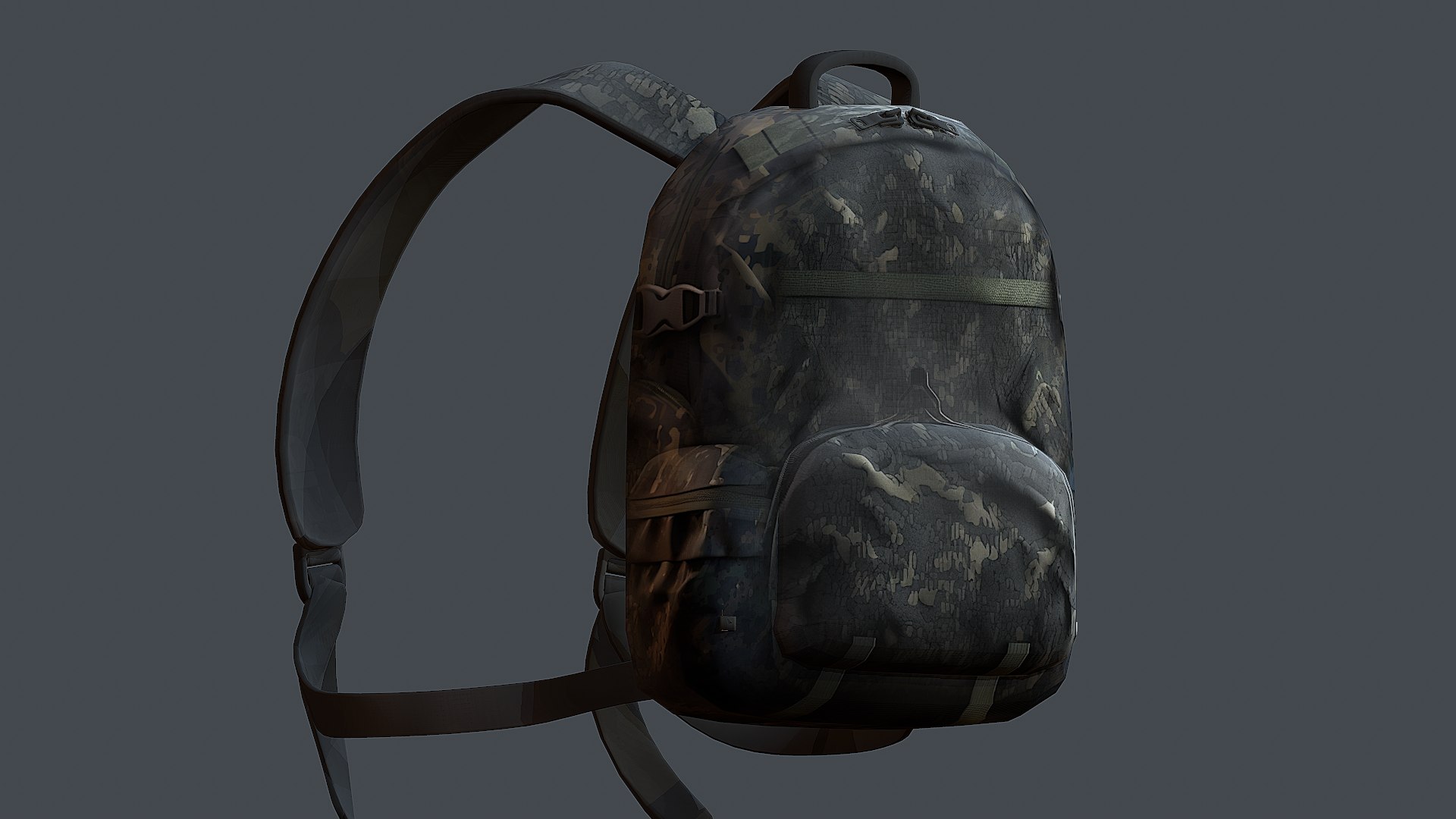 3D Backpack Camping Bag Baggage 3D Model - TurboSquid 2041951