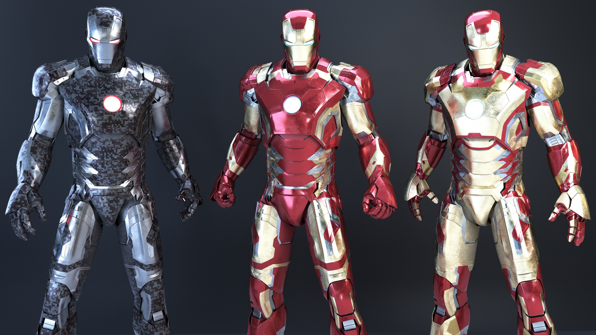 ironman mark armor 3d model