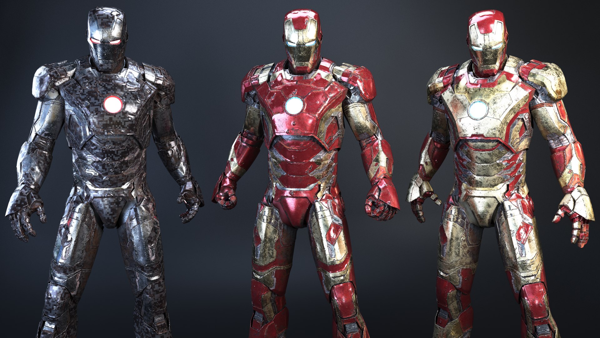 ironman mark armor 3d model