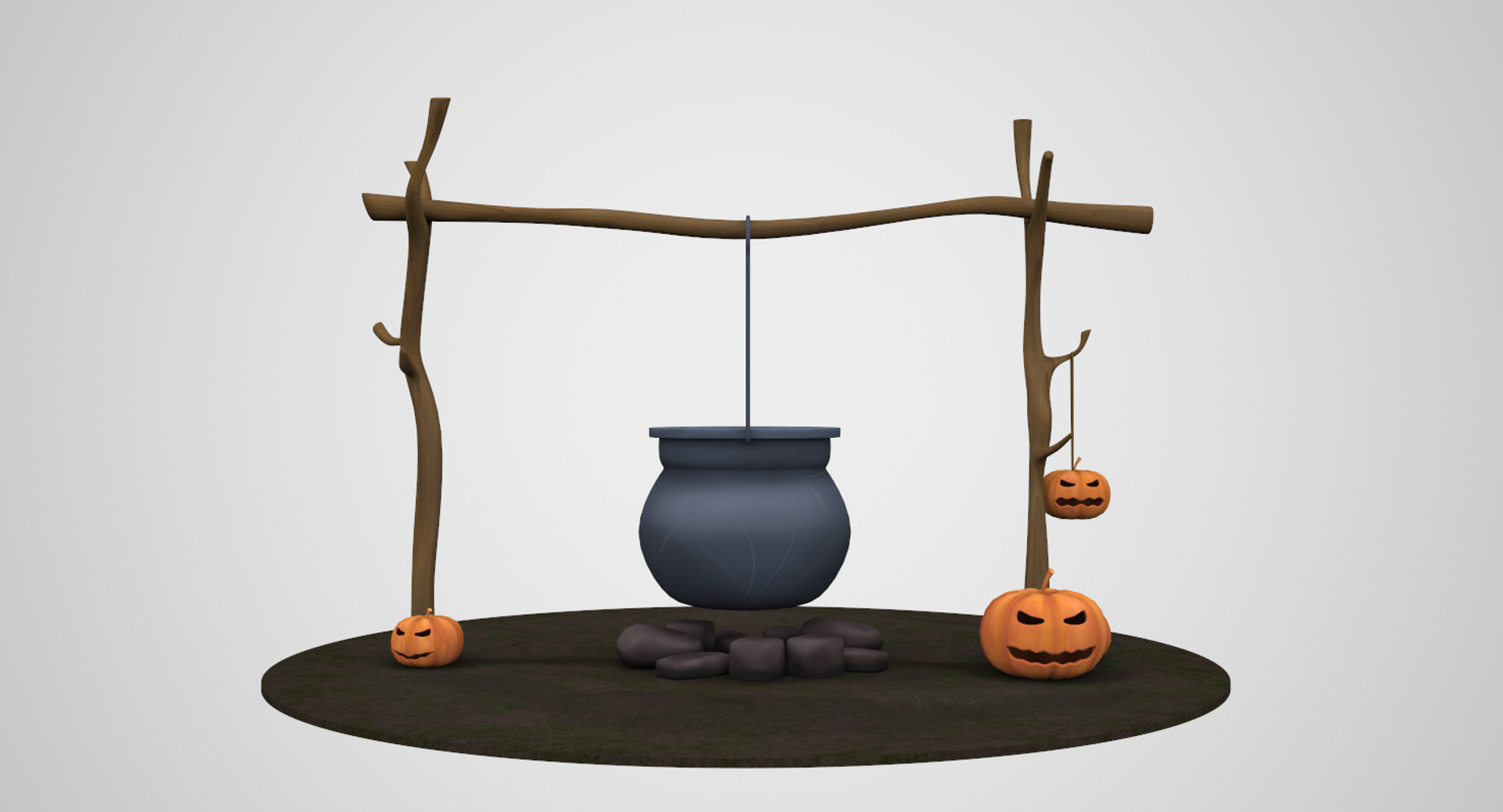 Halloween Decoration 3D Model - TurboSquid 1332978