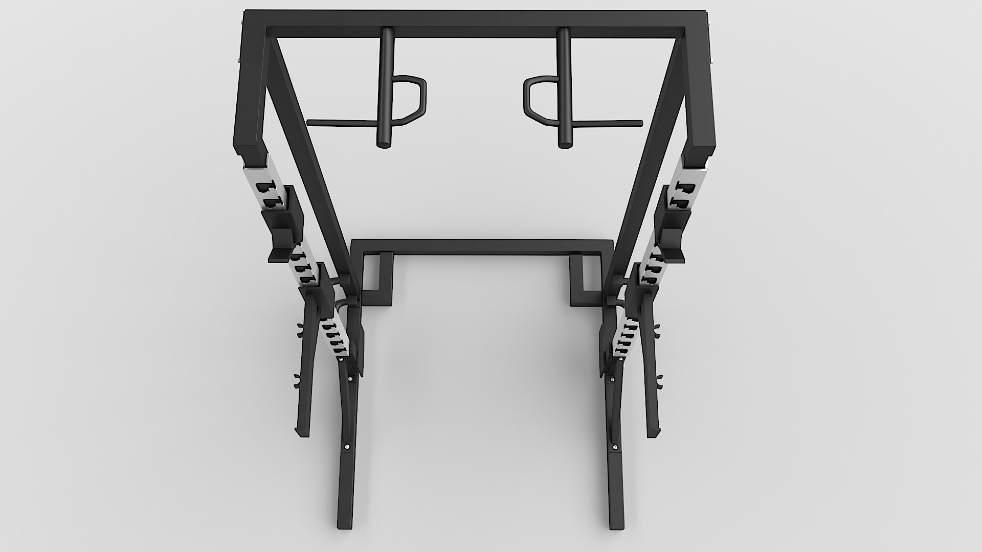 3D Model Generic Olympic Half Rack - TurboSquid 2133108