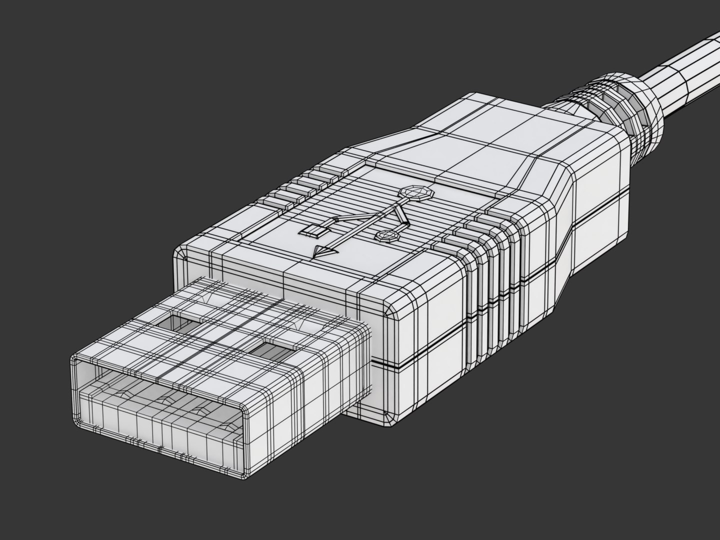 Computer mouse plug 3D model - TurboSquid 1337118