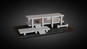 Farnsworth House by Lego