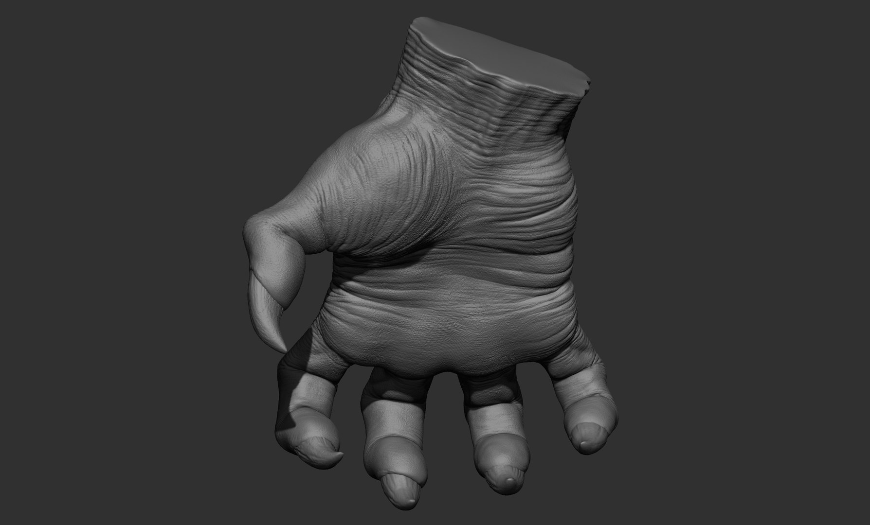 Creature Hand Poses 3D Model - TurboSquid 1883043
