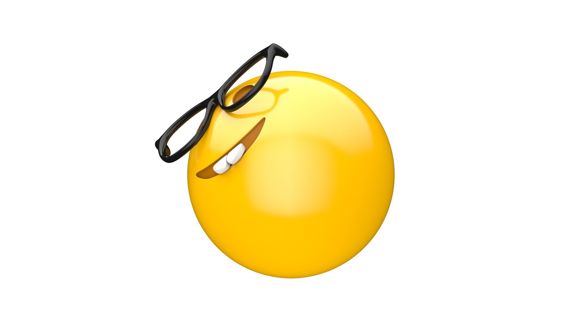 Nerd-Gesicht Emoji 3D-Modell - TurboSquid 1533409