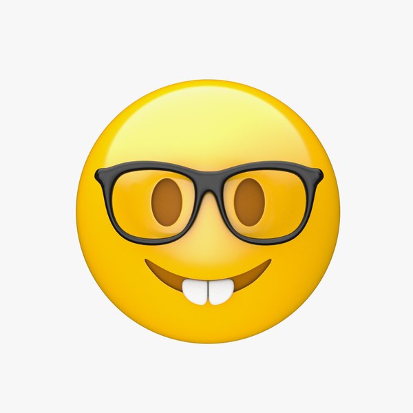 3D Apple Nerd Face - TurboSquid 1765186