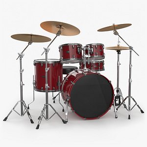 3D model drum kit generic
