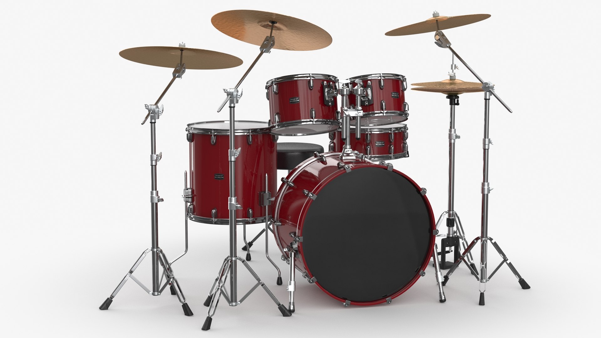 3D model drum kit generic - TurboSquid 1586731