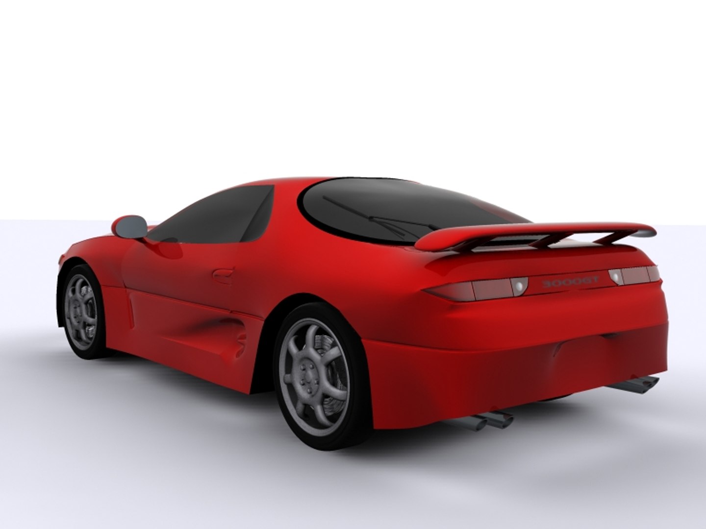 modeled 1994-1996 mitsubishi 3000gt 3d model