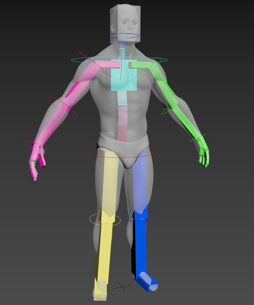 3D rigging - model - TurboSquid 1364808