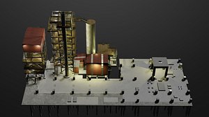 Industrial building 005 model