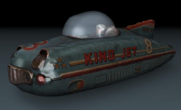 modelo 3d Yonezawa King Jet Racer - TurboSquid 626321