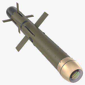 Anti Tank Guided Missile with Control Fins