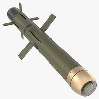 Anti Tank Guided Missile with Control Fins