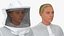 woman beekeeper suit t 3D model