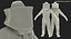 woman beekeeper suit t 3D model