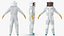 woman beekeeper suit t 3D model