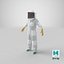 woman beekeeper suit t 3D model