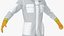 woman beekeeper suit t 3D model