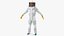 woman beekeeper suit t 3D model