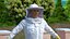 woman beekeeper suit t 3D model