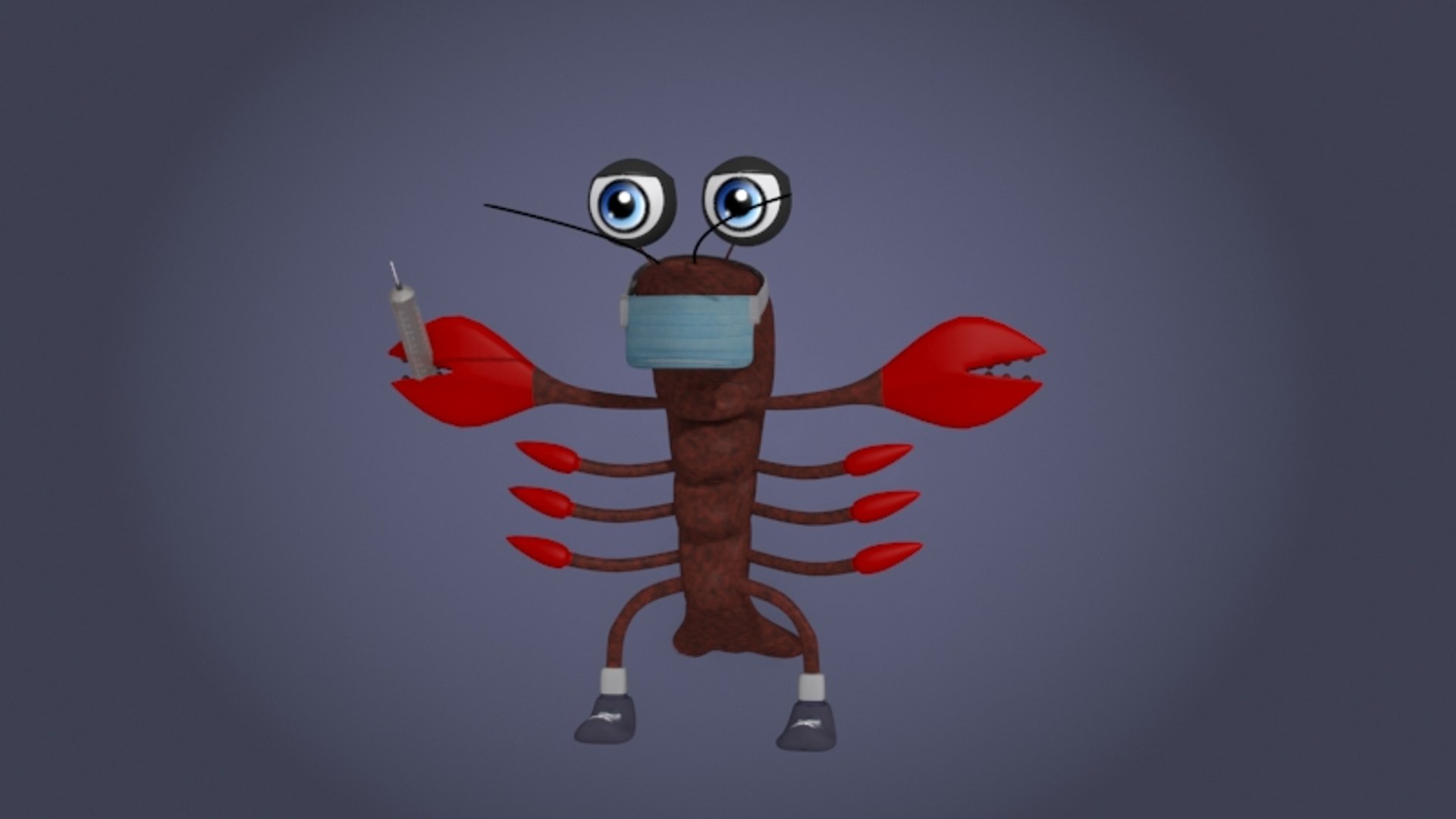 cartoon crayfish doctor model https://p.turbosquid.com/ts-thumb/hQ/pV0sI5/l9DV9Jqt/crayfish1/jpg/1585834251/1920x1080/fit_q87/ef3160461e0537125c796ae674e0a6a6c9a2ba72/crayfish1.jpg