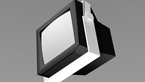Mounted CRT Television