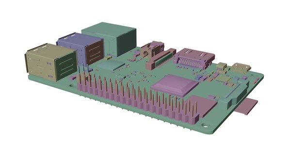 3D Raspberry pi 3B plus model - TurboSquid 1759062