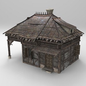 3D medieval building 04 fantasy house