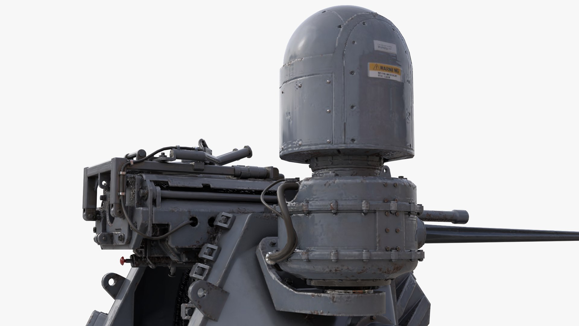 3D Model Sci-fi PBR Navy Close-In Defence Weapon System - TurboSquid ...