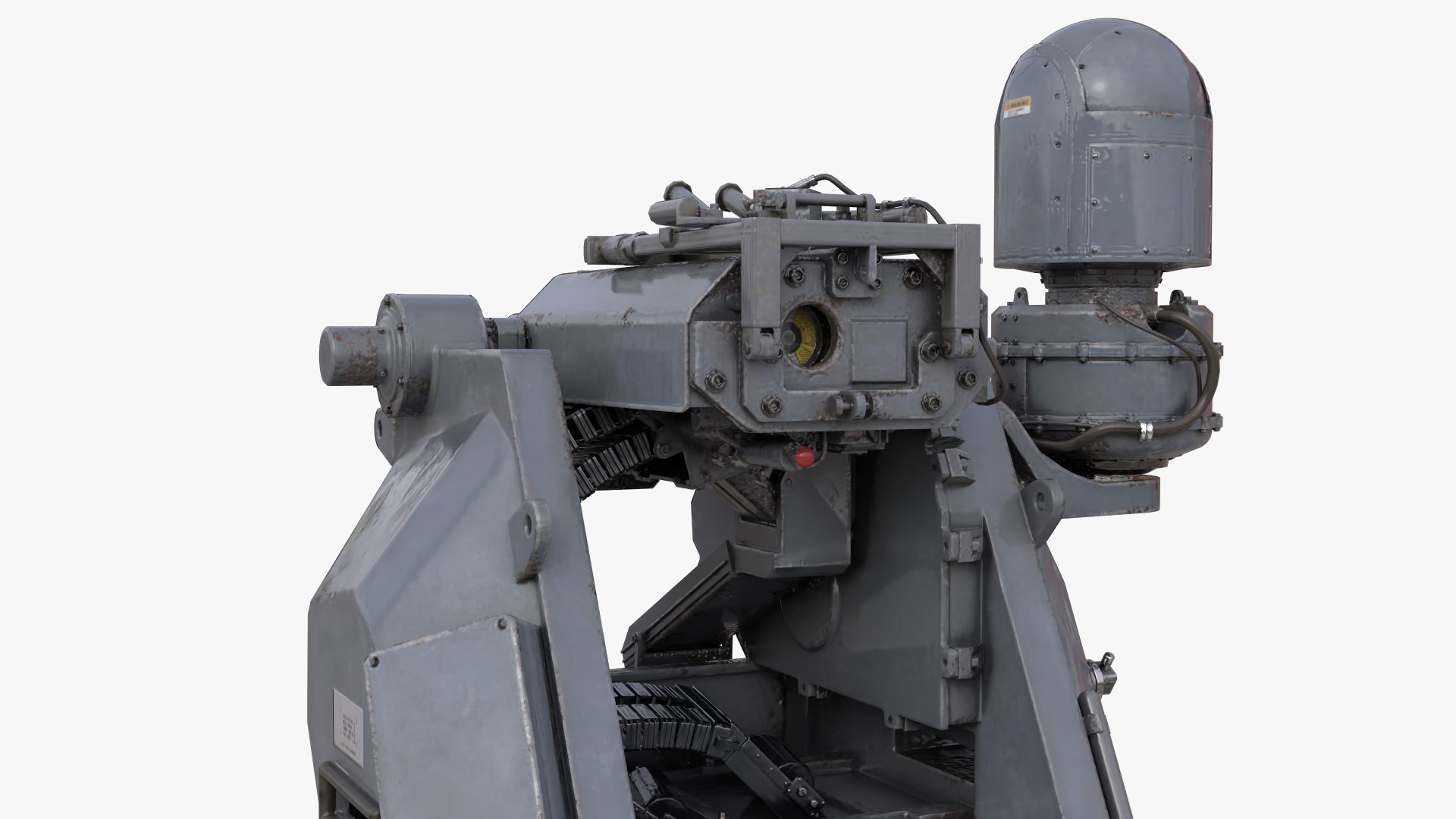 3D Model Sci-fi PBR Navy Close-In Defence Weapon System - TurboSquid ...