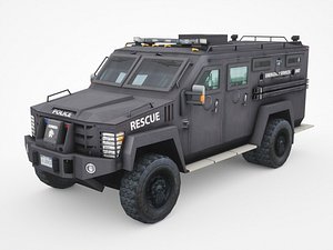 police Lenco Bearcat armored van