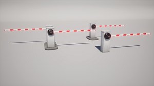 3D Parking Barrier model