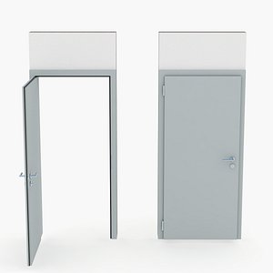 Lacquered interior door - Full wall section