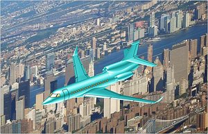 Dassault Falcon 8X Business Aircraft Solid Assembly Model