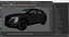 Concept SUV électrique noir allumé