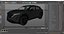 Concept SUV électrique noir allumé