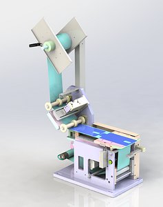 laminating machine mold module 3D model