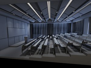 3D Modern Lecture Hall model