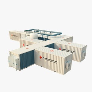 3D model modular hospital