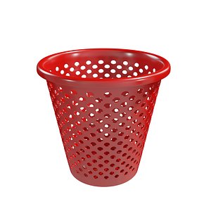 plastic trash can 3D model