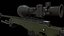 Modular sniper rifle pack AWP AWM L96A3 Arctic Warfare Lapua Magnum 338