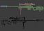 Modular sniper rifle pack AWP AWM L96A3 Arctic Warfare Lapua Magnum 338