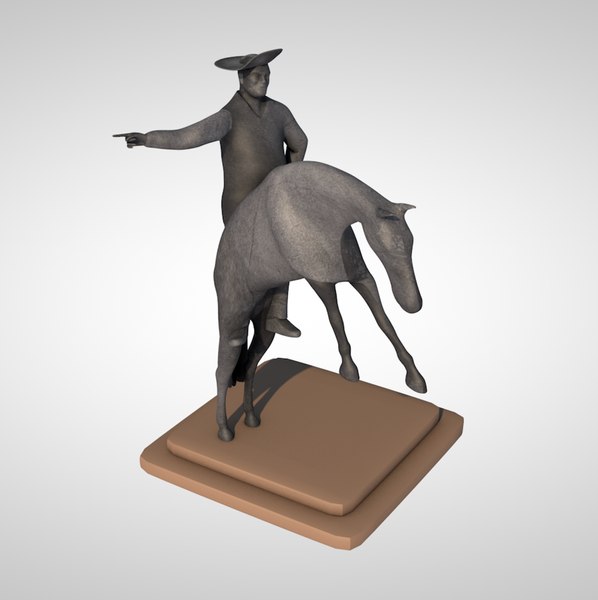 Statue white house 3D TurboSquid 1383211