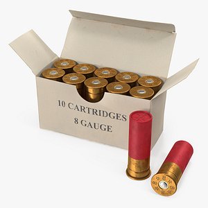 Box of 8 Gauge Shotgun Shells